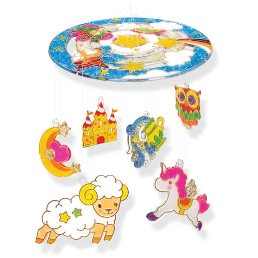 【AMOS】10色風鈴主題吊飾玻璃彩繪膠