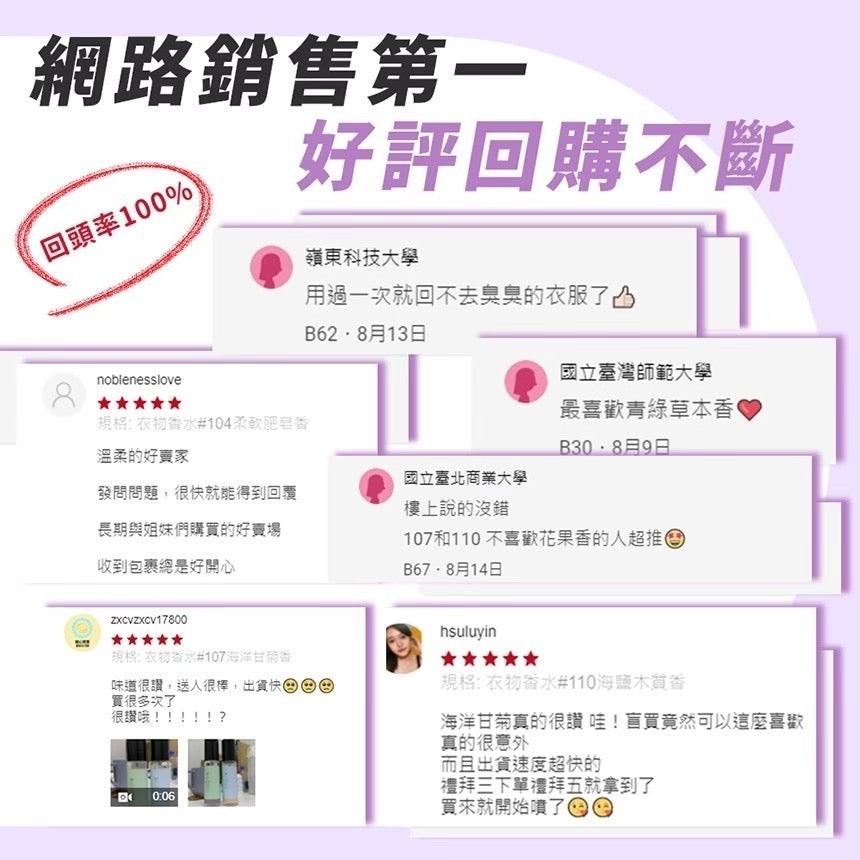 【MUMCHIT 默契 】衣物香水 抗菌認證 空間噴霧