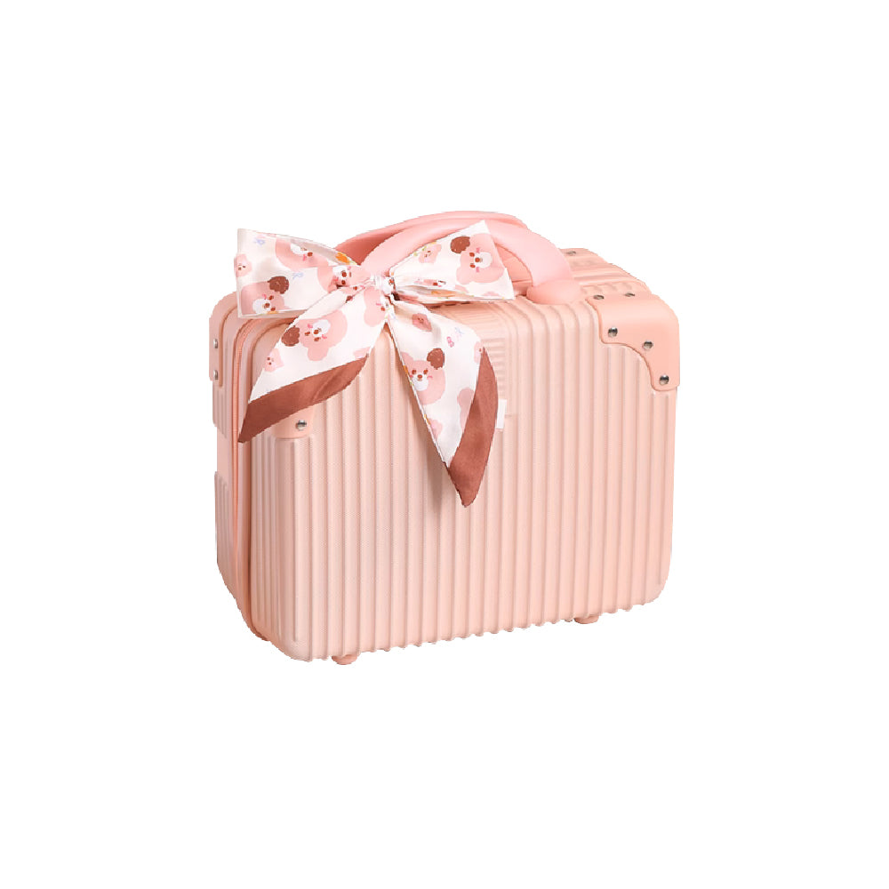 【Recipe Box】 粉紅迷你手提行李箱（含絲巾）