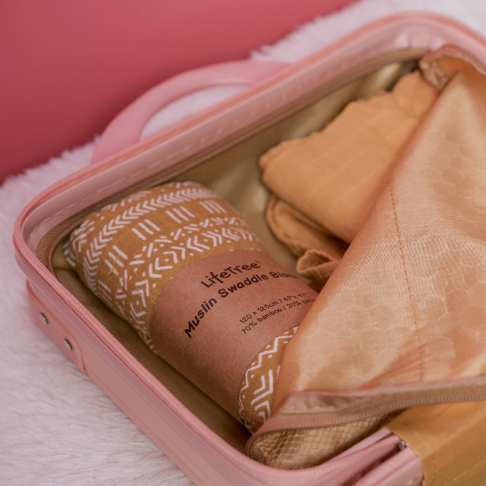 【Recipe Box】 粉紅迷你手提行李箱（含絲巾）