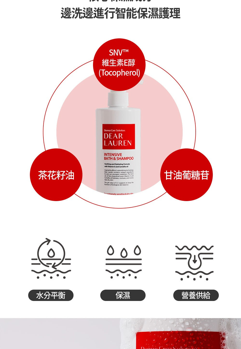 【Dear Lauren】 高級修護沐浴＆洗髮乳300g