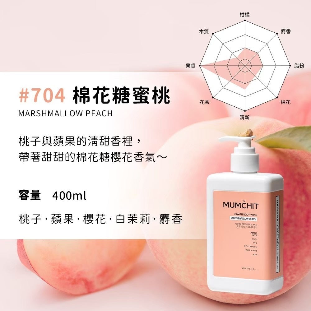 【MUMCHIT 默契 】 pH5.5天然香氛沐浴乳