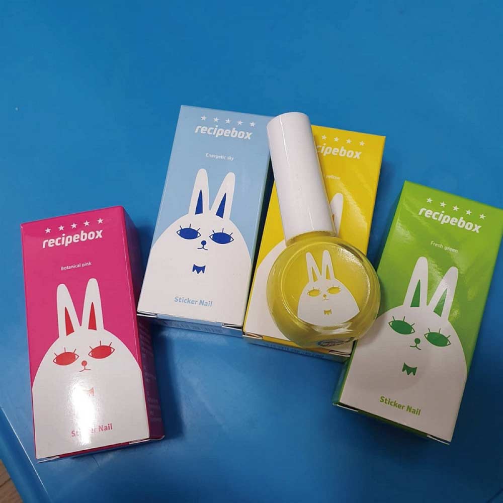 【Recipe Box】韓兔可撕式水性兒童指甲油(共有10種)