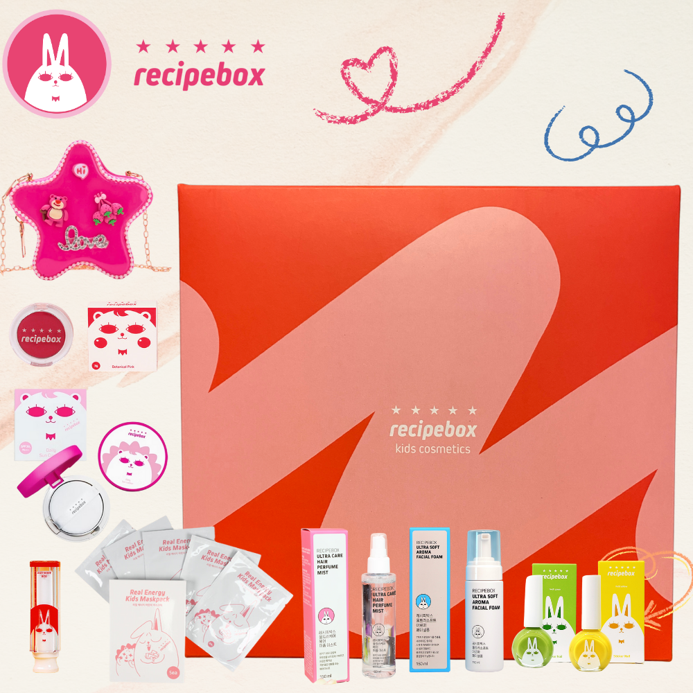 【Recipe Box】 兒童彩妝禮盒套組 豪華套組setＡ