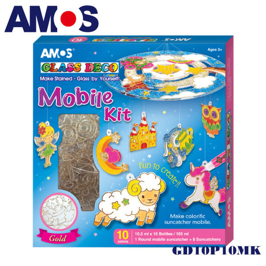 【AMOS】10色風鈴主題吊飾玻璃彩繪膠