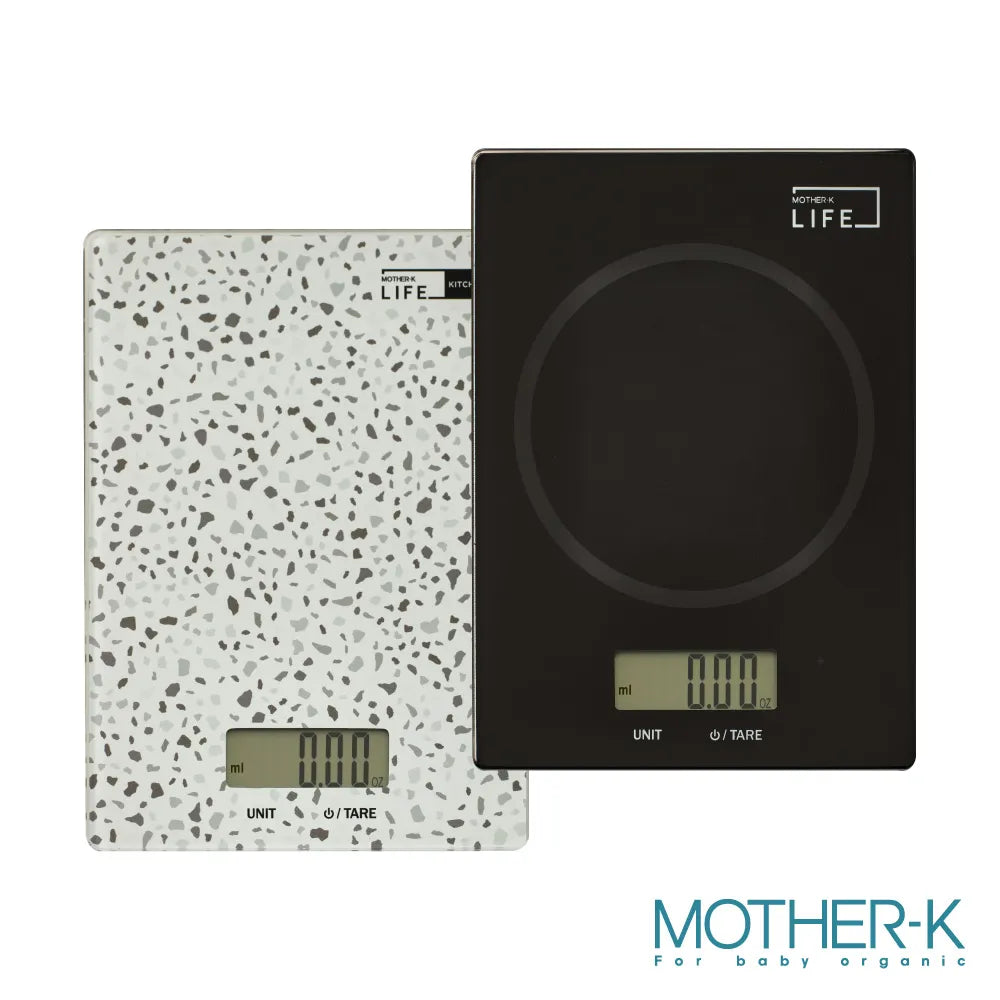 【MOTHER-K】LIFE 鋼化玻璃料理電子秤	MOTHER-K LIFE Tempered Glass Digital Kitchen Scale