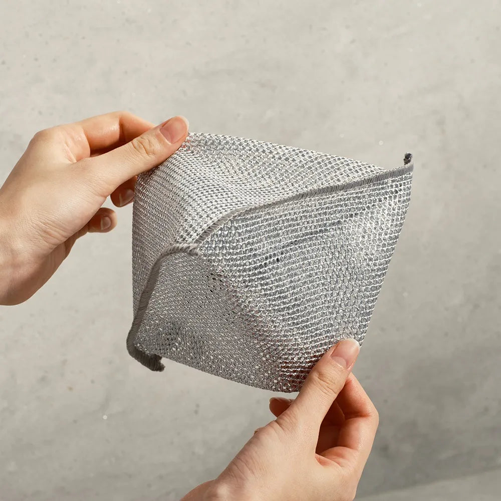 【MOTHER-K】LIFE 雙層極效銀絲洗碗布(5入)MOTHER-K LIFE Double-Layered Dish Wash Cloth