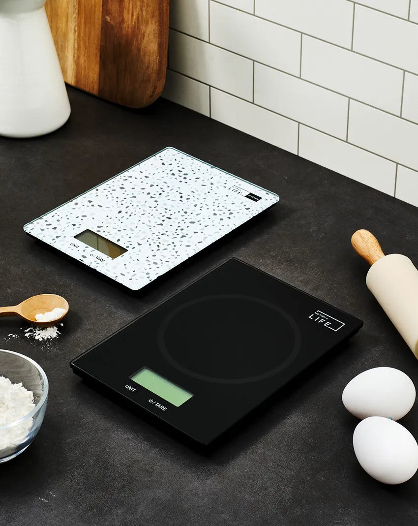 【MOTHER-K】LIFE 鋼化玻璃料理電子秤	MOTHER-K LIFE Tempered Glass Digital Kitchen Scale