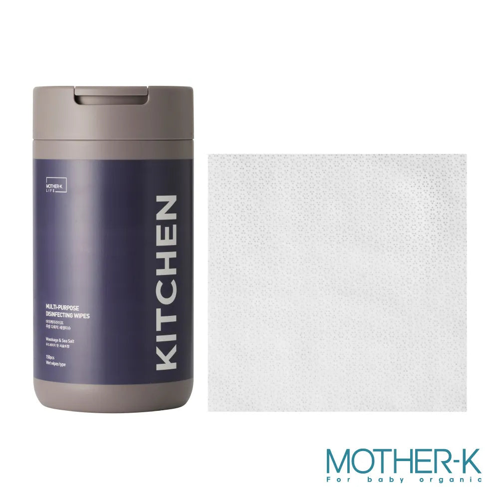 【MOTHER-K】LIFE 廚房強效油污清潔布150抽 MOTHER-K LIFE Multi-Purpose Disinfecting Wipes_150pcs