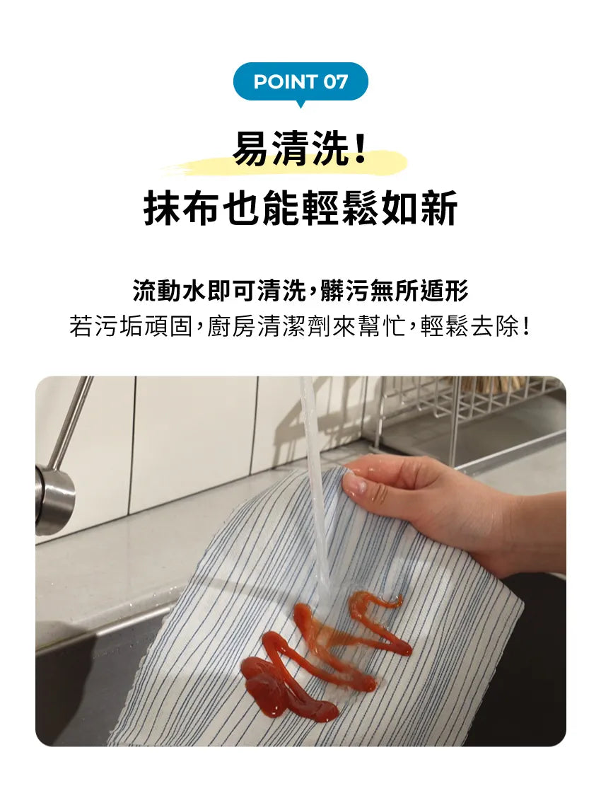 【MOTHER-K】LIFE 多功能可水洗拋棄式抹布 60張	MOTHER-K LIFE Reusable Wipes