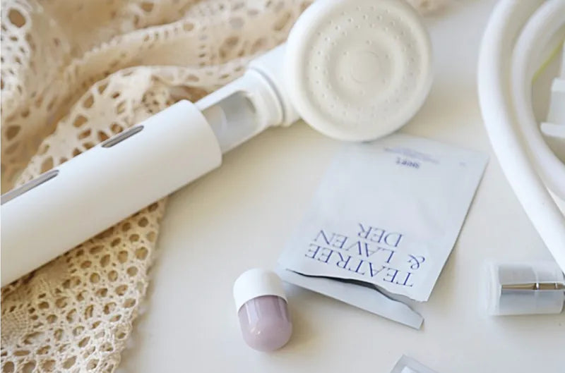 【SHIFT】專利除氯淨膚自動排水蓮蓬頭組（四件組）