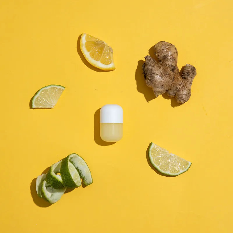 【SHIFT】 專利除氯淨膚自動排水蓮蓬頭－專用維生素香氛膠囊－生薑佛手柑