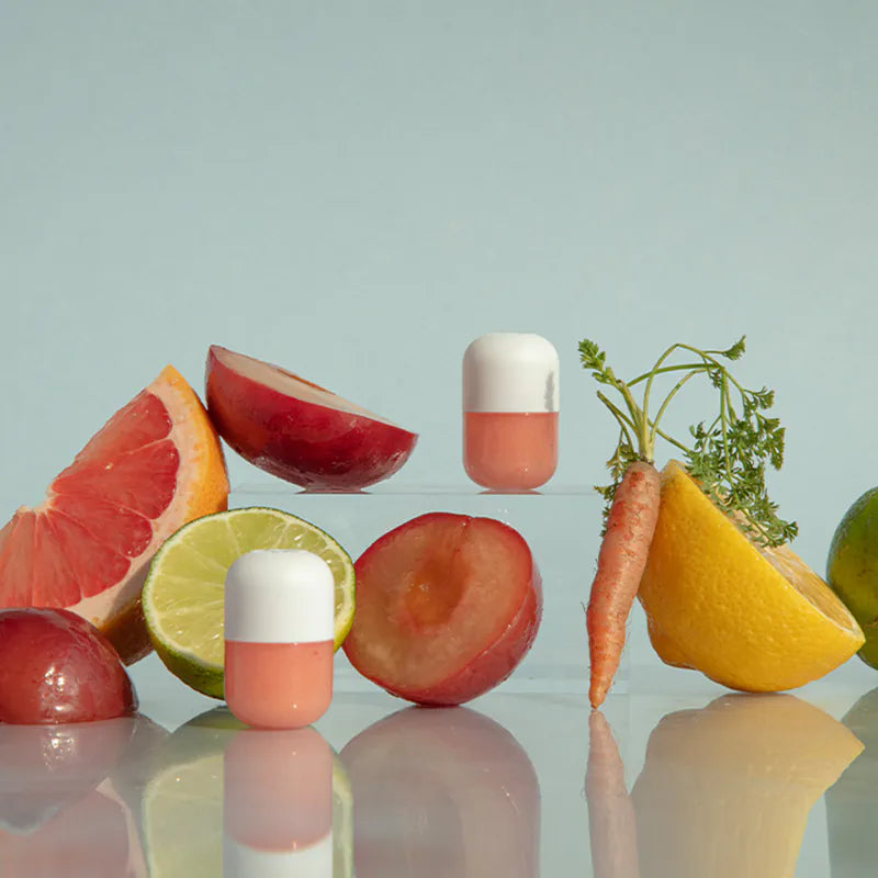 【SHIFT】－專利除氯淨膚自動排水蓮蓬頭－專用維生素香氛膠囊－琥珀柚李