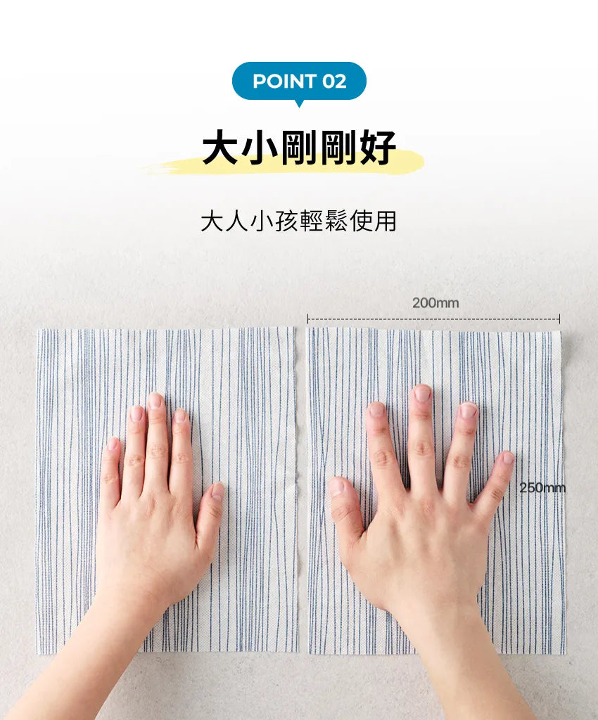 【MOTHER-K】LIFE 多功能可水洗拋棄式抹布 60張	MOTHER-K LIFE Reusable Wipes