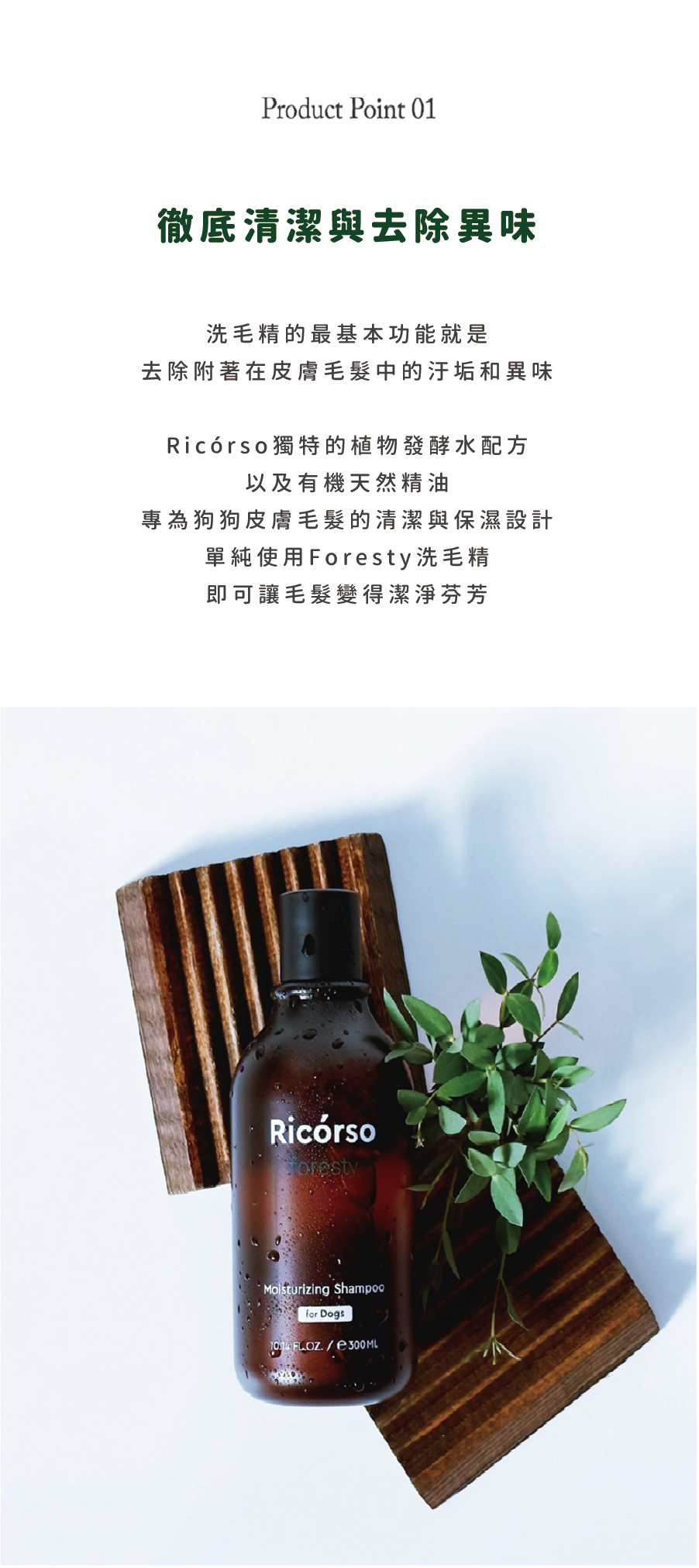 【Ricorso 】Foresty森林保濕洗毛精 300ml