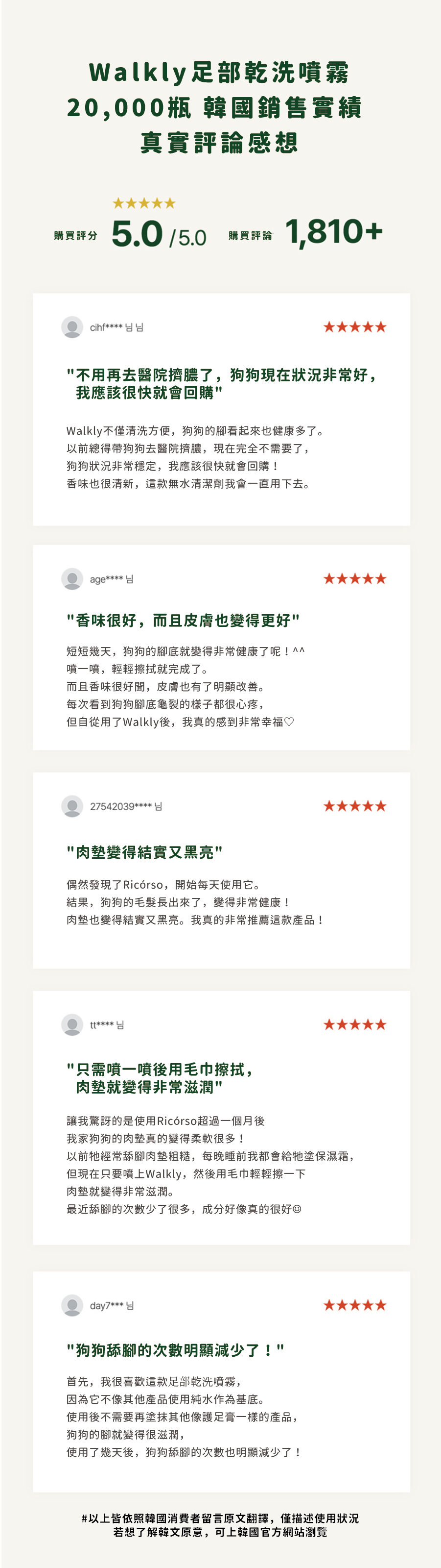 【Ricorso 】Walkly足部乾洗噴霧 200ml