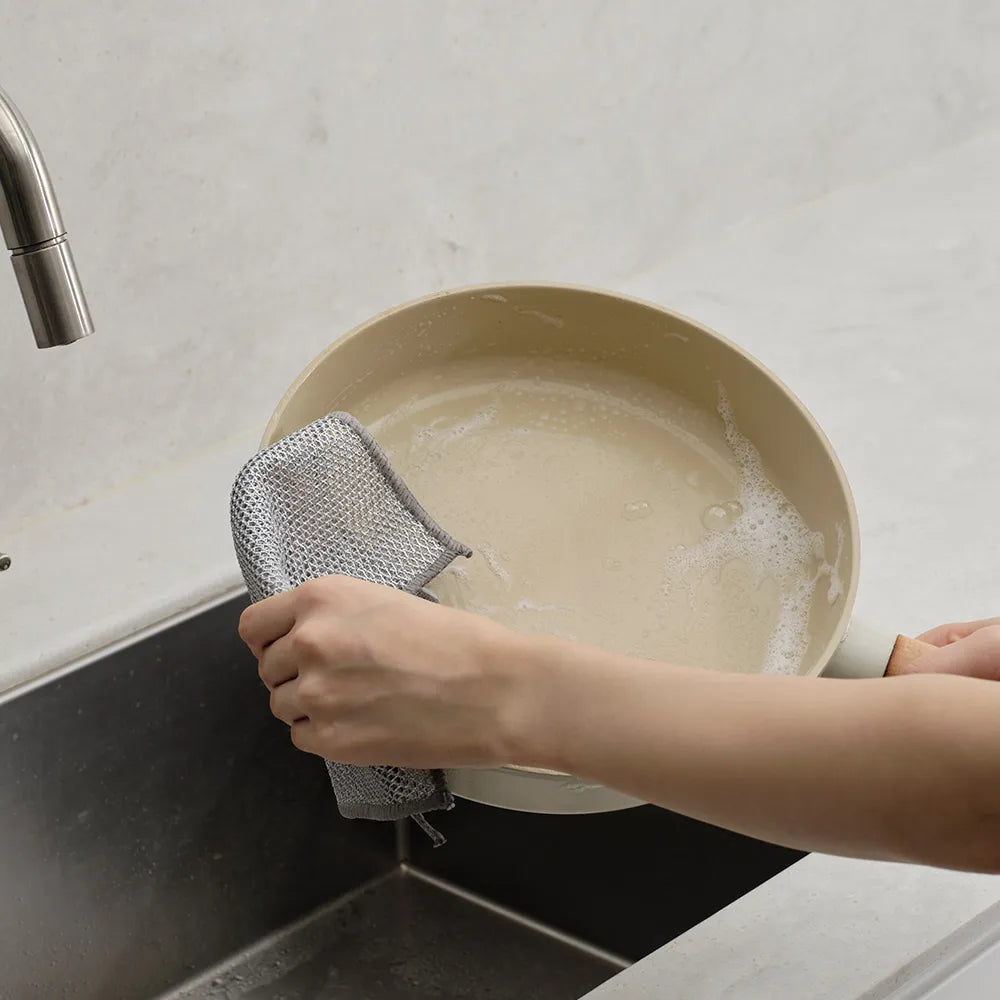 【MOTHER-K】LIFE 雙層極效銀絲洗碗布(5入)MOTHER-K LIFE Double-Layered Dish Wash Cloth