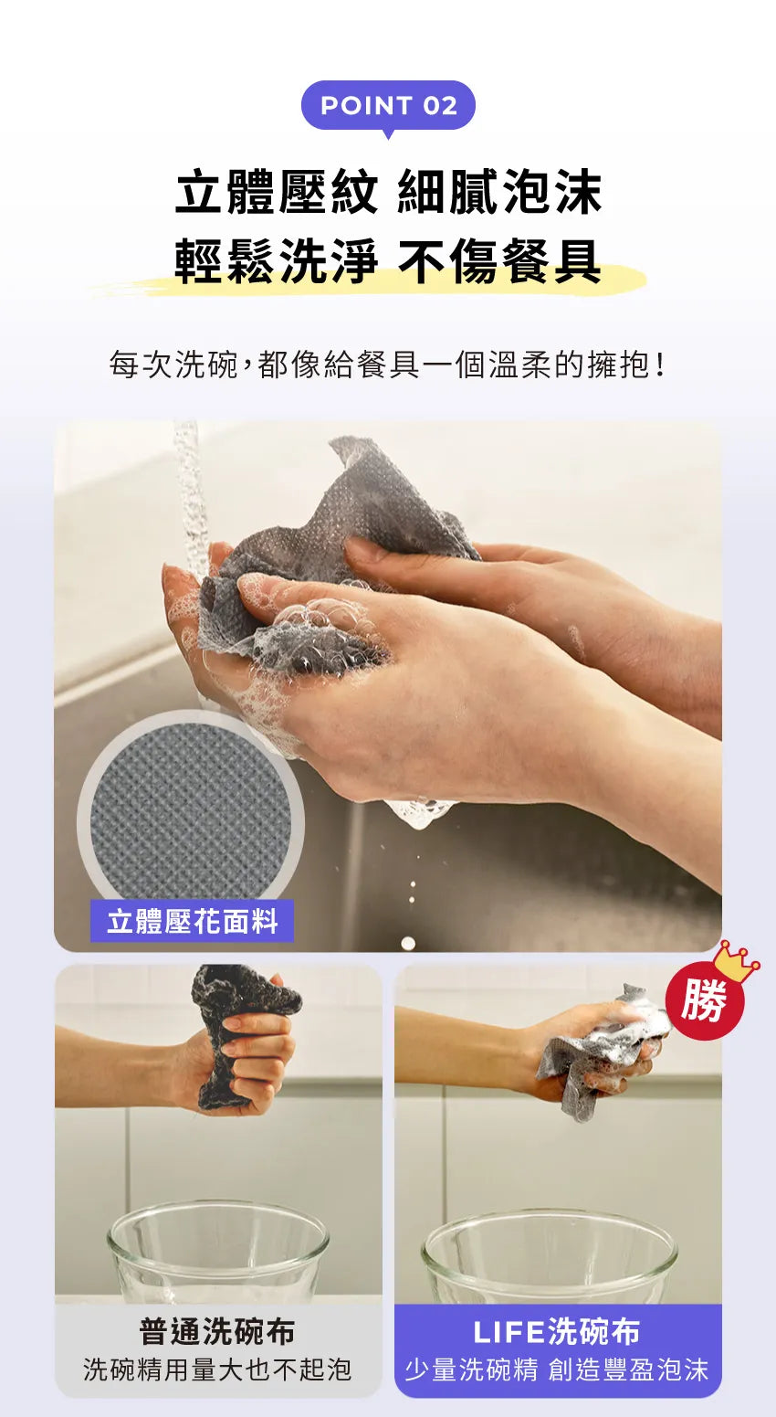 【MOTHER-K】LIFE 居家拋棄式洗碗布 60張 MOTHER-K LIFE Disposable Scrub Pads