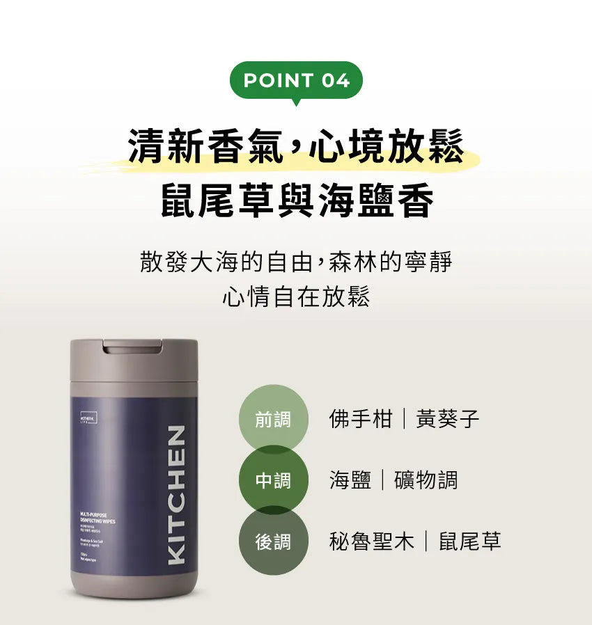 【MOTHER-K】LIFE 廚房強效油污清潔布150抽 MOTHER-K LIFE Multi-Purpose Disinfecting Wipes_150pcs